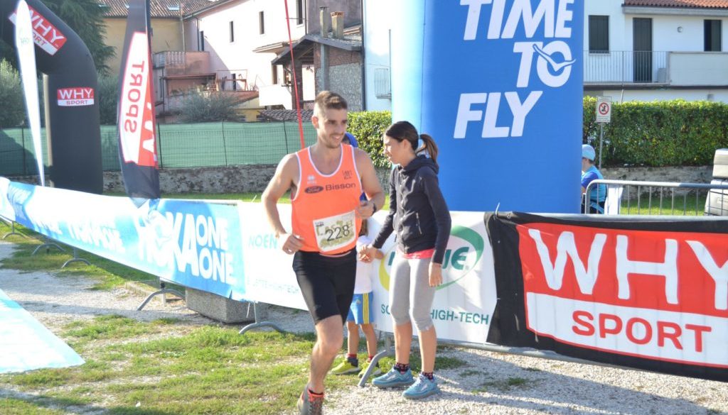 L'arrivo del nostro Emanuele Peruzzo (foto by Alessandro Bizzarro)