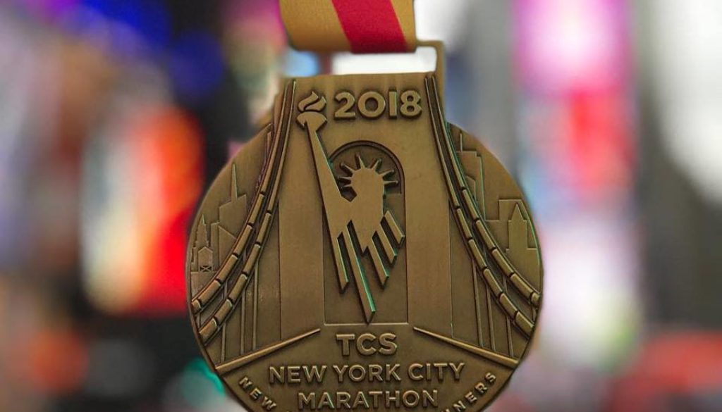 La medaglia della New York City Marathon