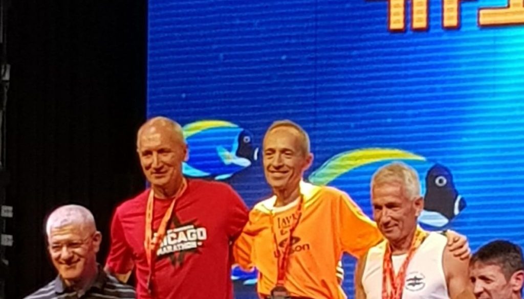 Arzenton sul podio di categoria della Eilat Desert Marathon