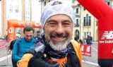 Il nostro Massimiliano Bellunato al termine dell'Ultrabericus Winter