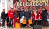 Il podio della Corsa dei babbi Natale di Noale, con il nostro Massimiliano Gostoli