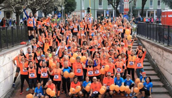 Il gruppo AV Run prima della partenza