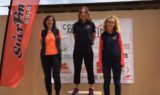 Lorena (la prima a sinistra) sul podio del Corfù Mountain Trail
