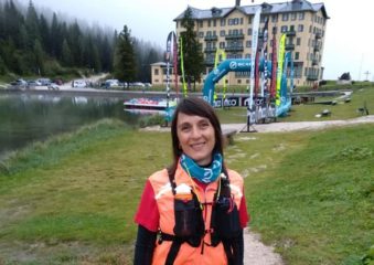 Rodica alla partenza della CadiniSky Race - Copia