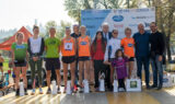 Foto podio femminile StrAVicenza 30.10